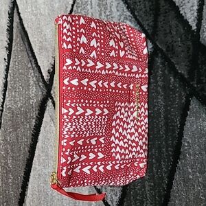 Victoria Secret 2016 Heart Design Canvas Organizer Pouch Bag Price Firm